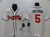Braves 5 Freddie Freeman White 2020 Nike Cool Base Jersey,baseball caps,new era cap wholesale,wholesale hats
